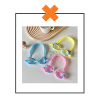 Duikbril zeepaardje geel